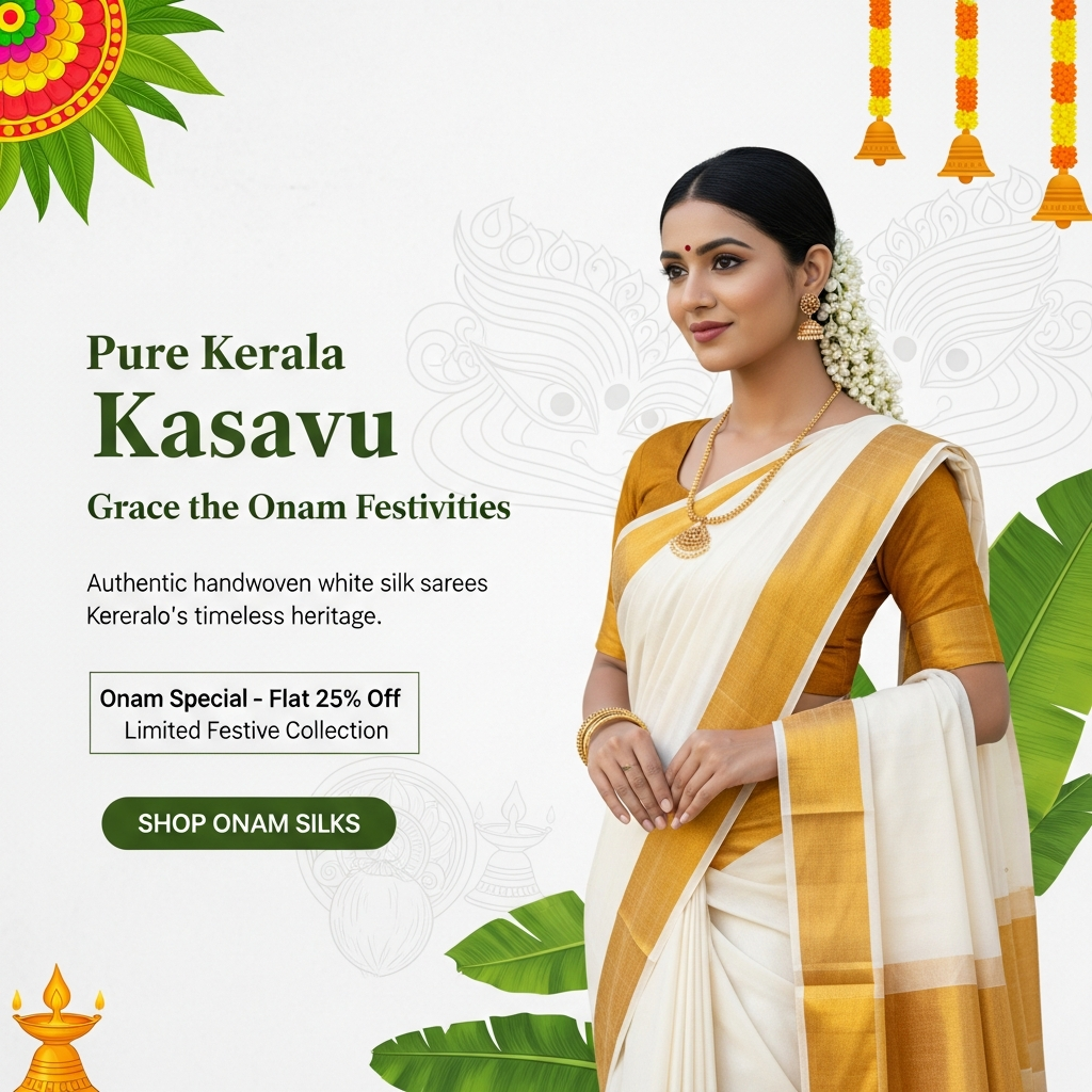 Kerala Saree onam poster